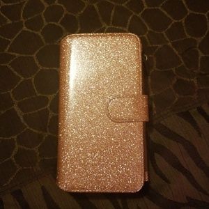 Galaxy Note 5 Rose Gold Wallet Case